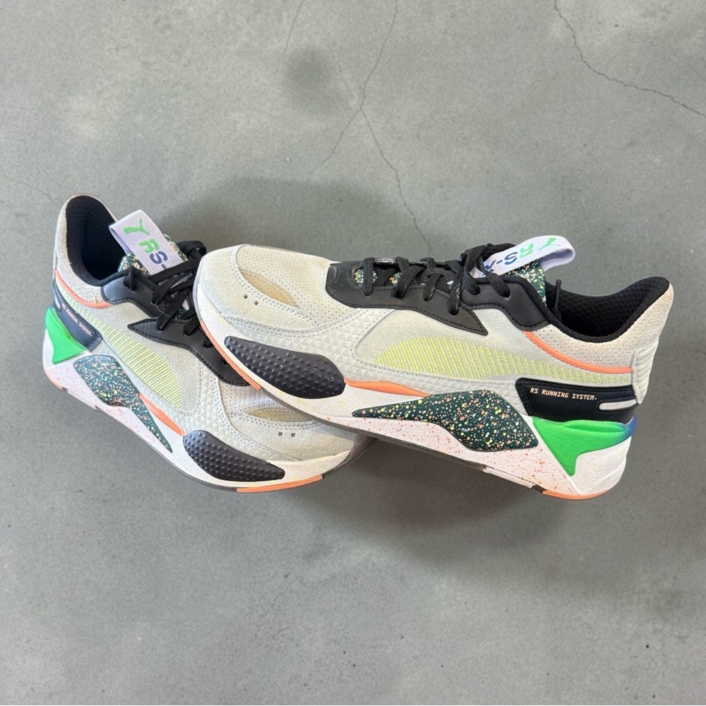 Puma RS-X Fourth Dimension Aqua Ponderosa Green
